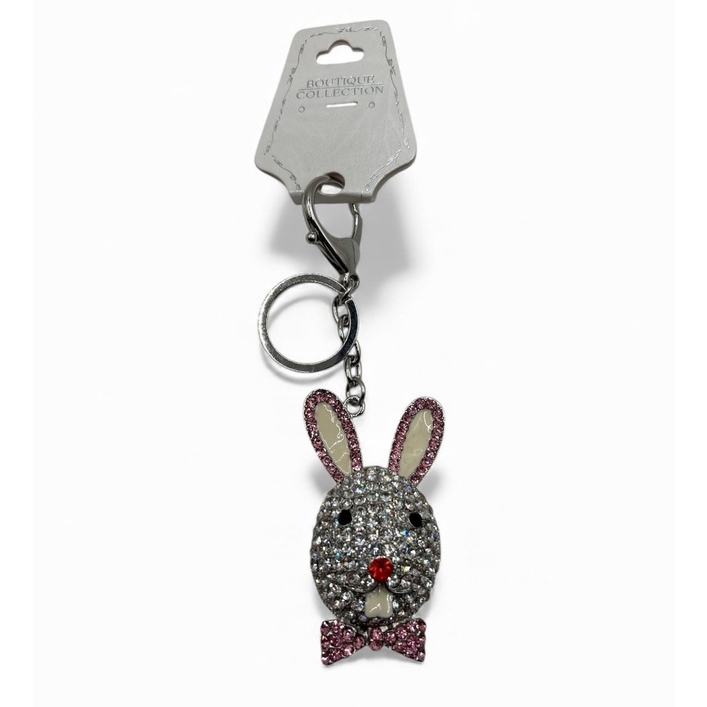 BLINGY‎ RABBIT BUNNY KEYCHAIN NEW!!